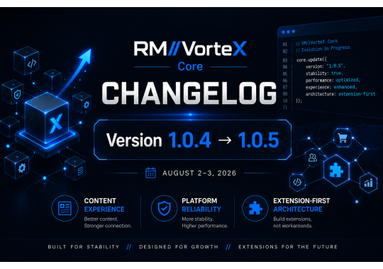 RM//VorteX Core Changelog #2